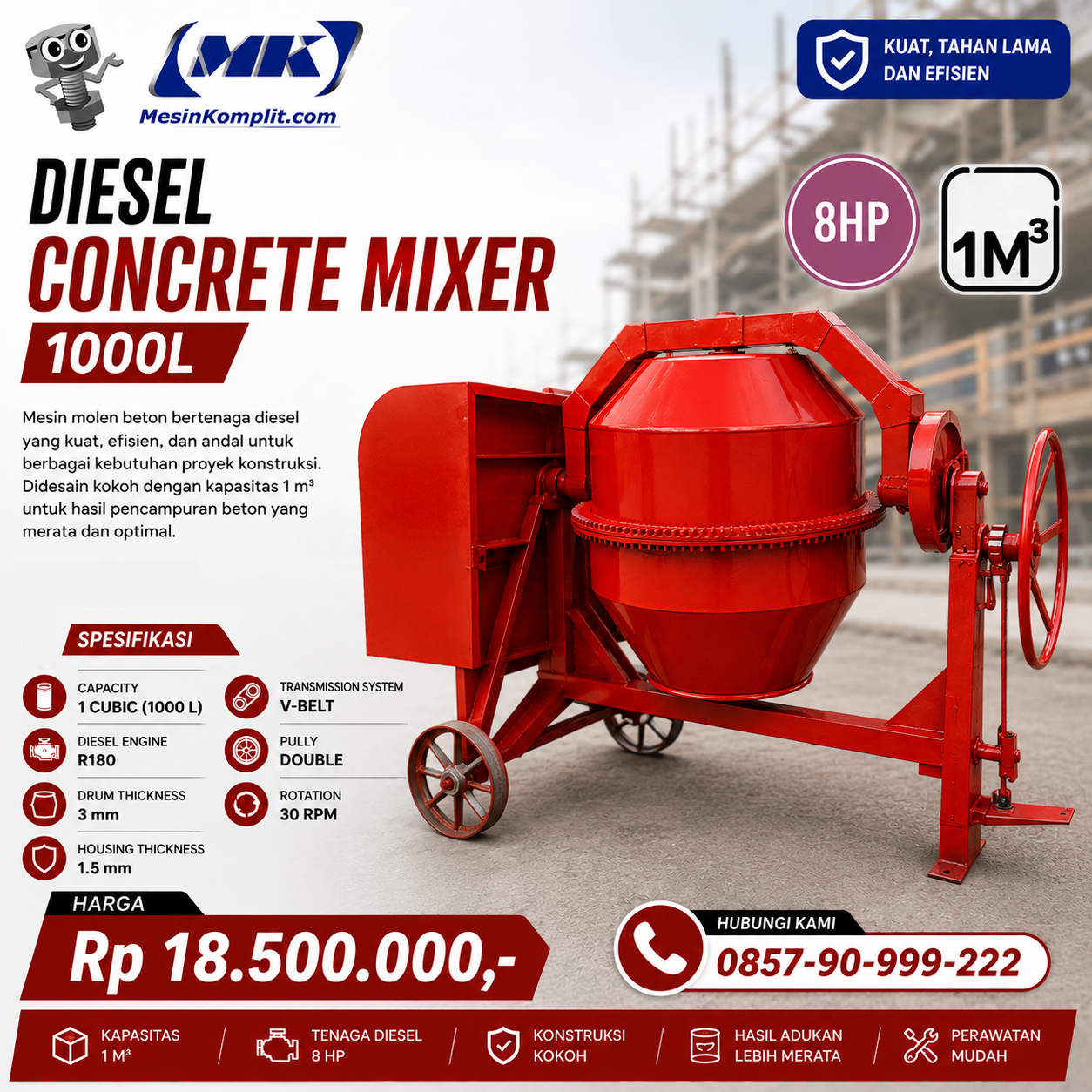 Molen 1 Kubik 1000L ...